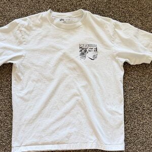 Uniqlo White Roy Lichtenstein Graphic Short Sleeve Tee